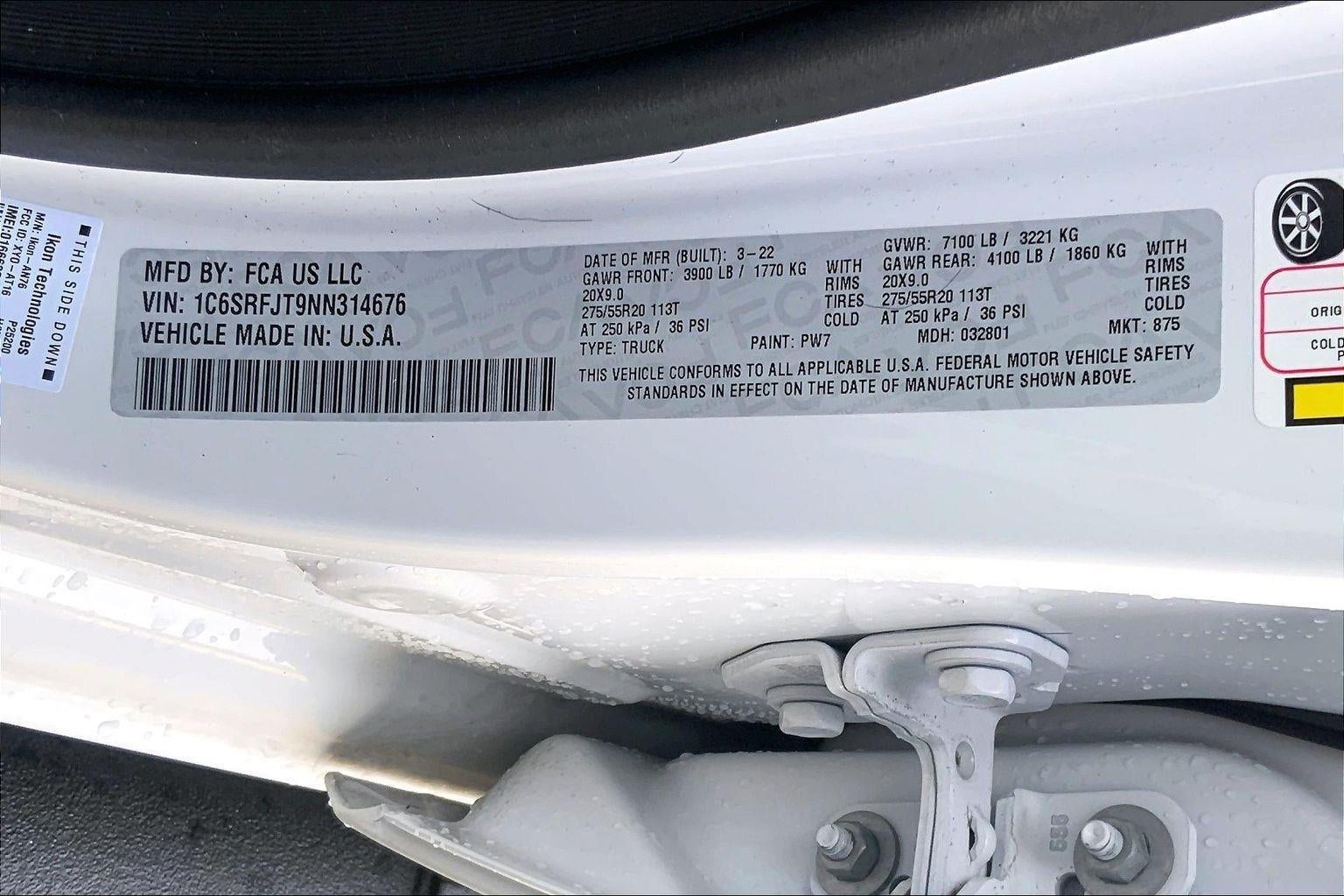 2022 RAM 1500 Laramie