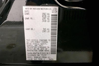 2025 Nissan Altima SV