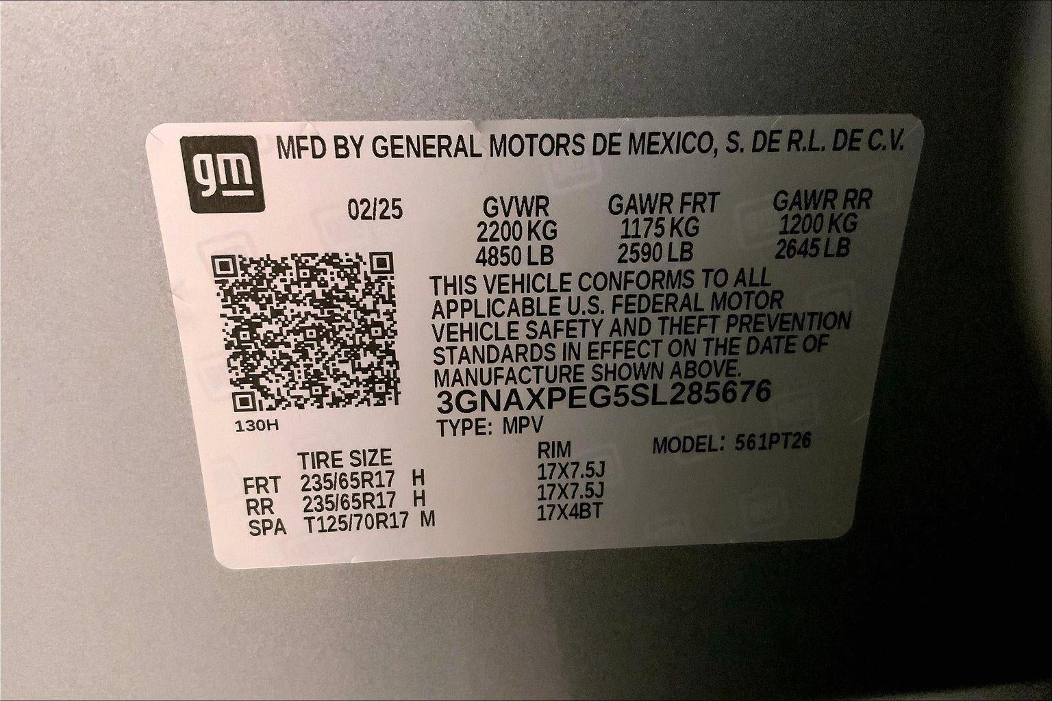 2025 Chevrolet Equinox AWD LT