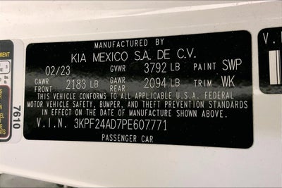 2023 Kia Forte LXS