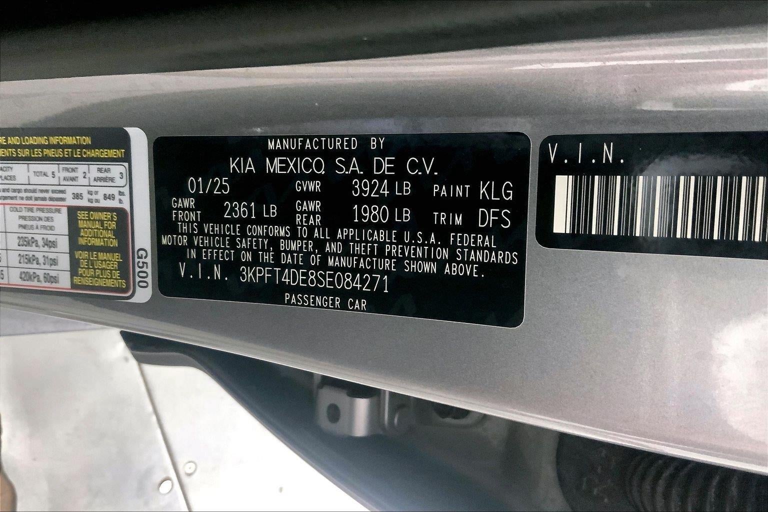 2025 Kia K4 LXS