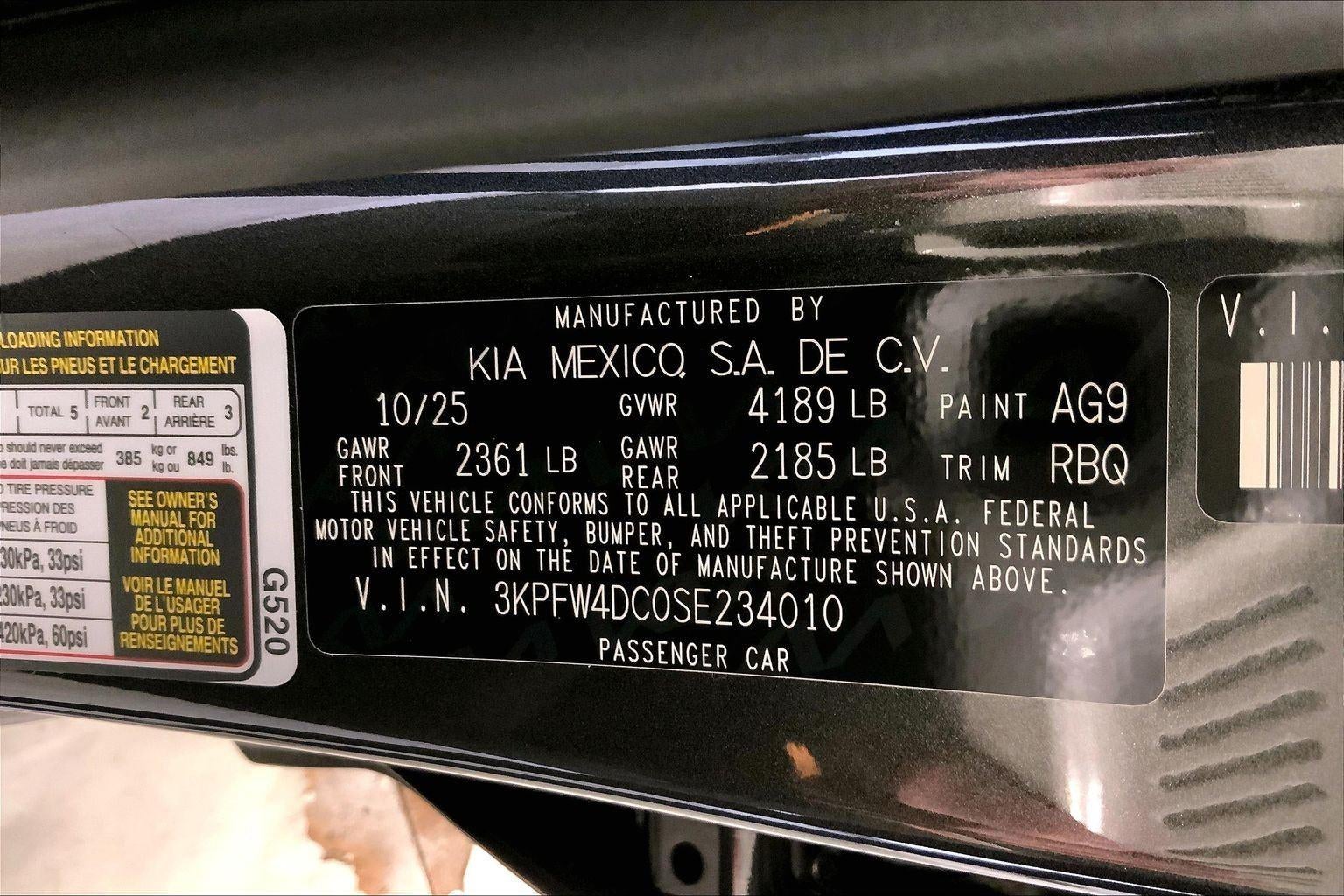 2025 Kia K4 GT-Line Turbo