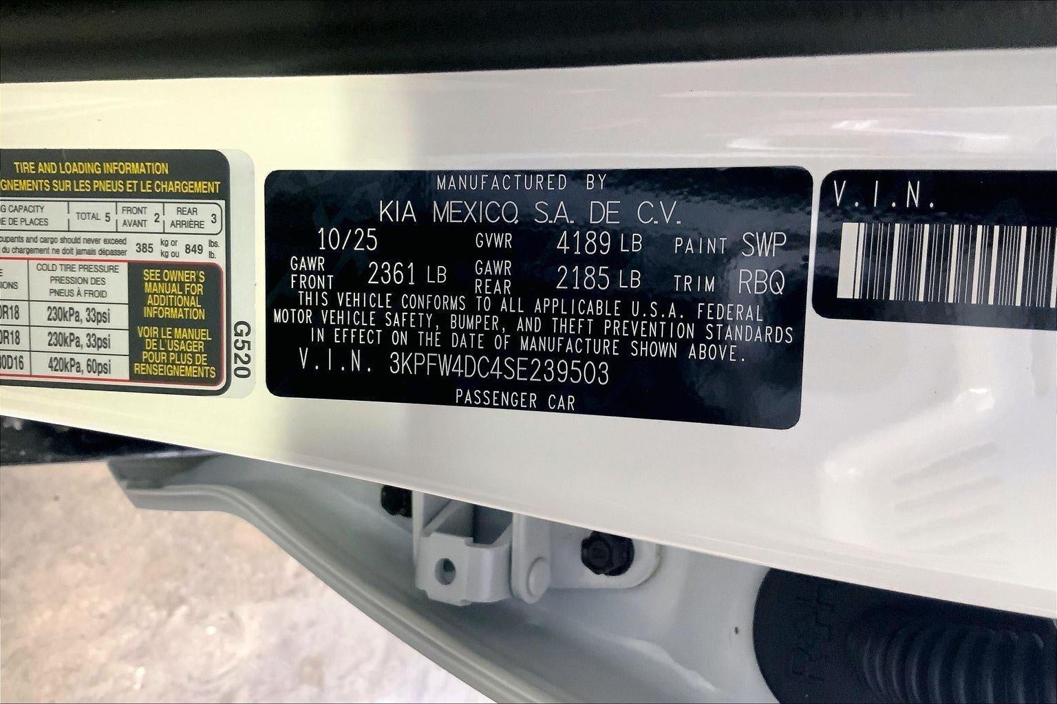 2025 Kia K4 GT-Line Turbo