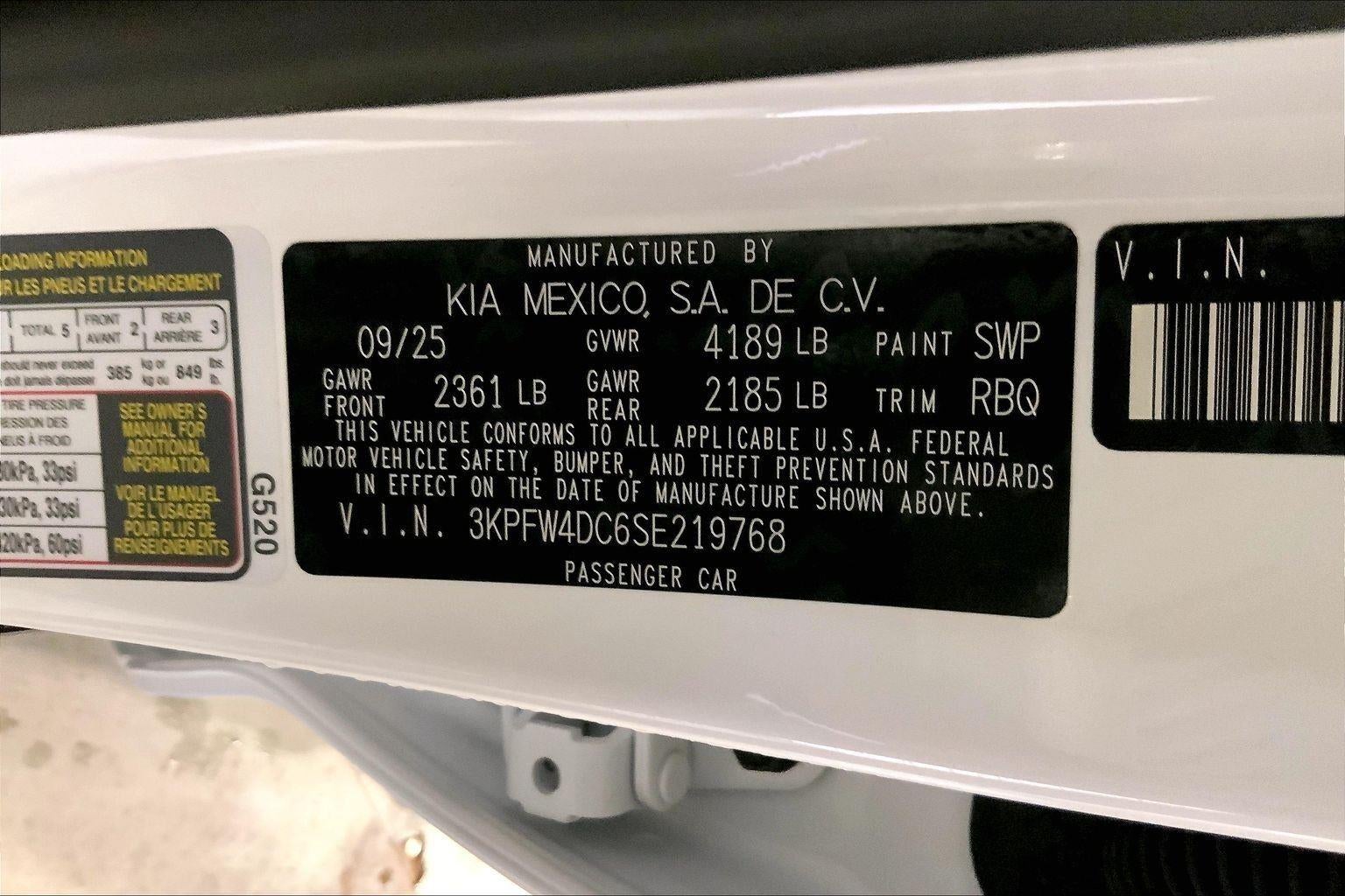 2025 Kia K4 GT-Line Turbo