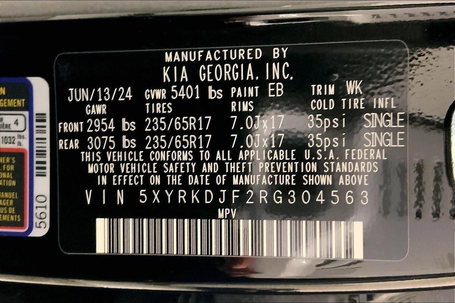 2024 Kia Sorento X-Pro SX-Prestige