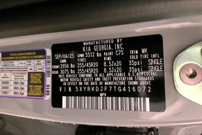 2026 Kia Sorento X-Line SX