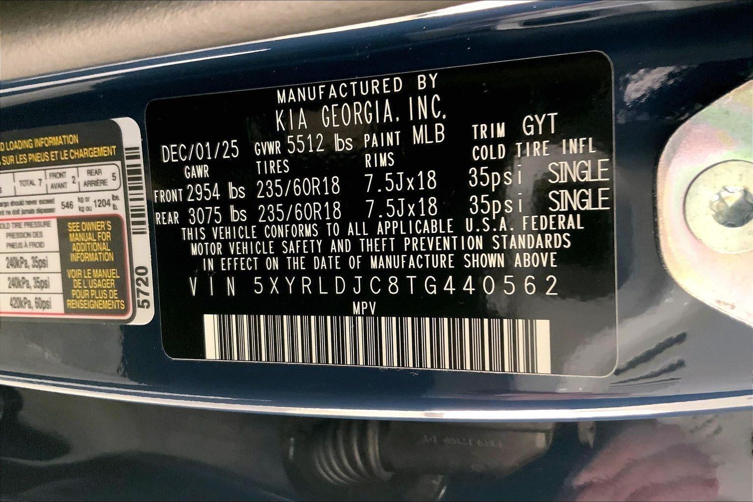 2026 Kia Sorento S
