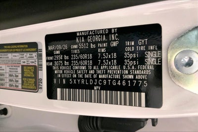 2026 Kia Sorento S
