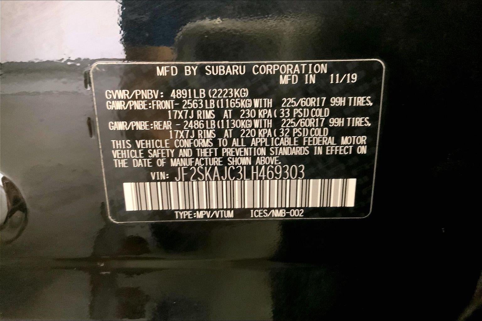 2020 Subaru Forester Premium