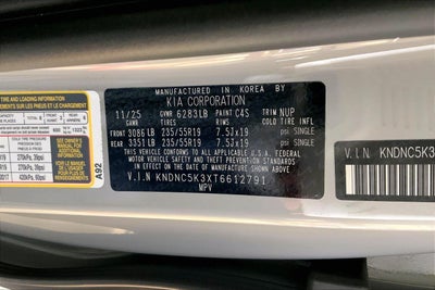 2026 Kia Carnival EX