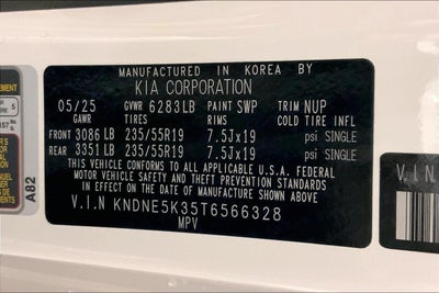 2026 Kia Carnival SX Prestige