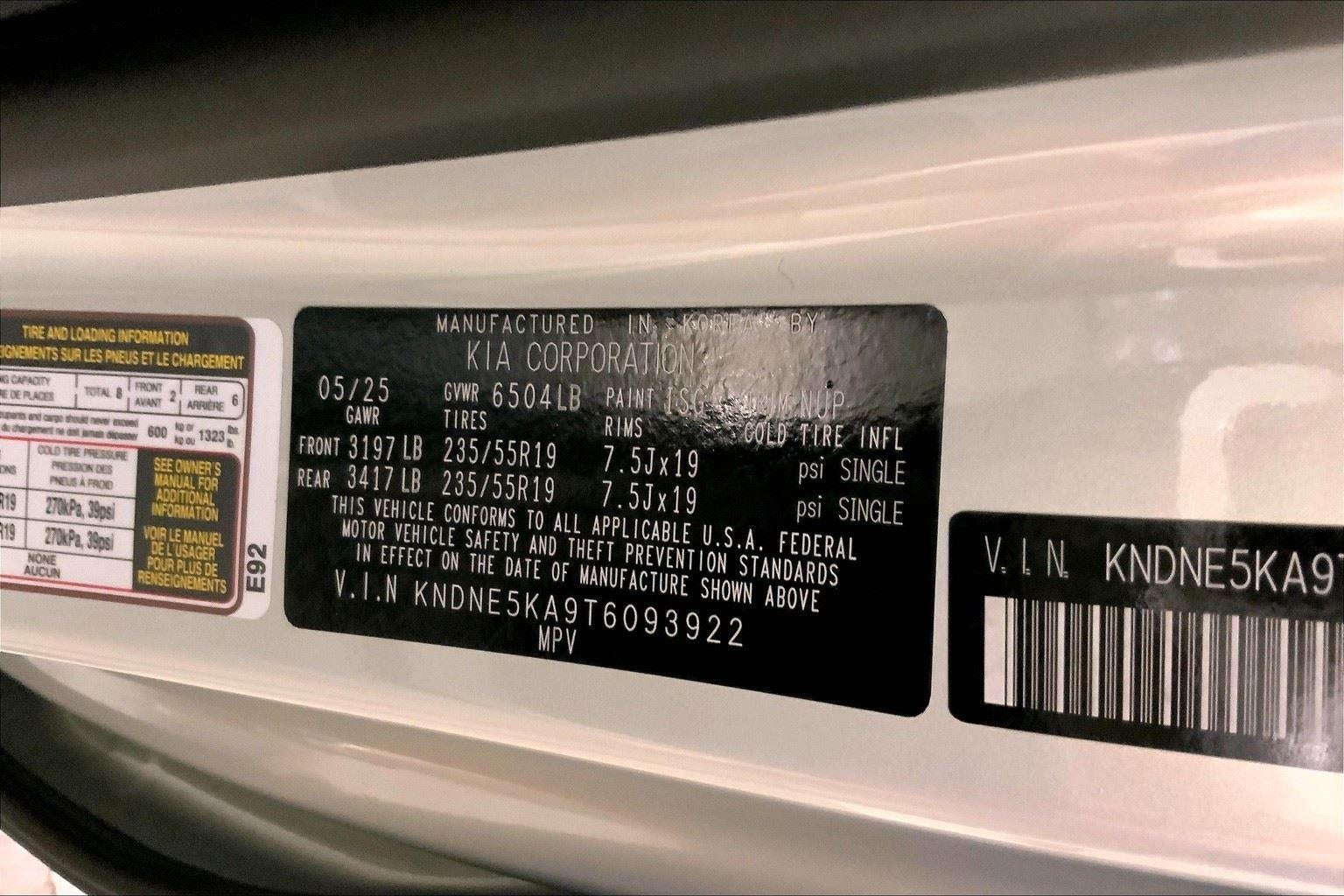 2026 Kia Carnival Hybrid SX