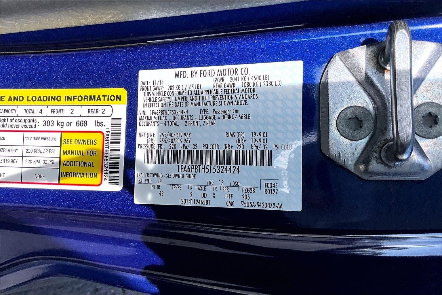 2015 Ford Mustang EcoBoost