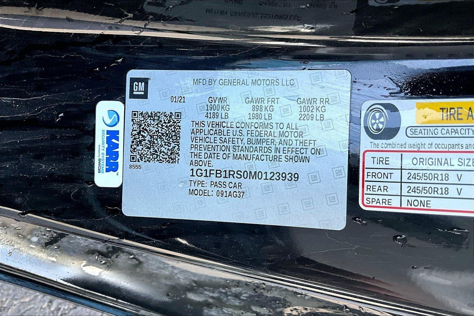 2021 Chevrolet Camaro 1LT