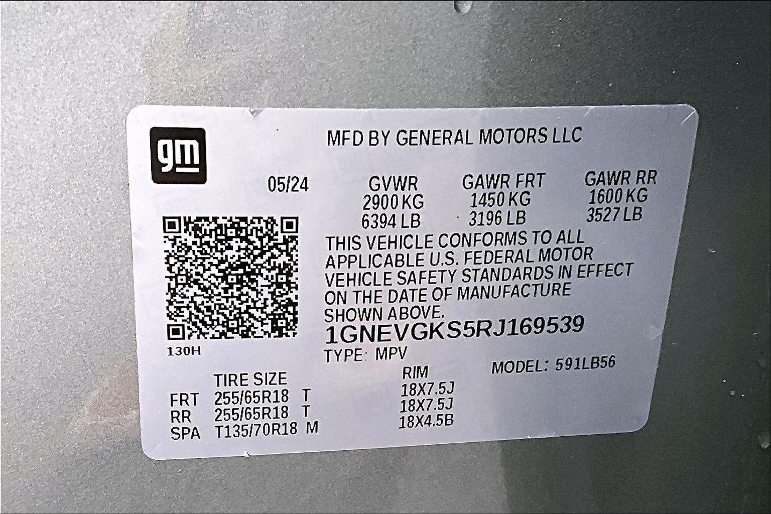 2024 Chevrolet Traverse LT