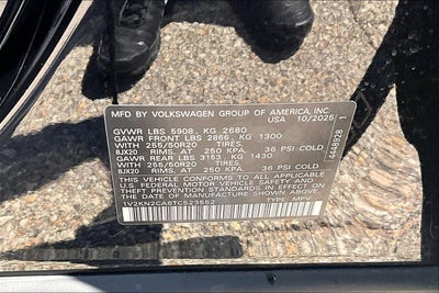 2026 Volkswagen Atlas 2.0T SE w/Technology