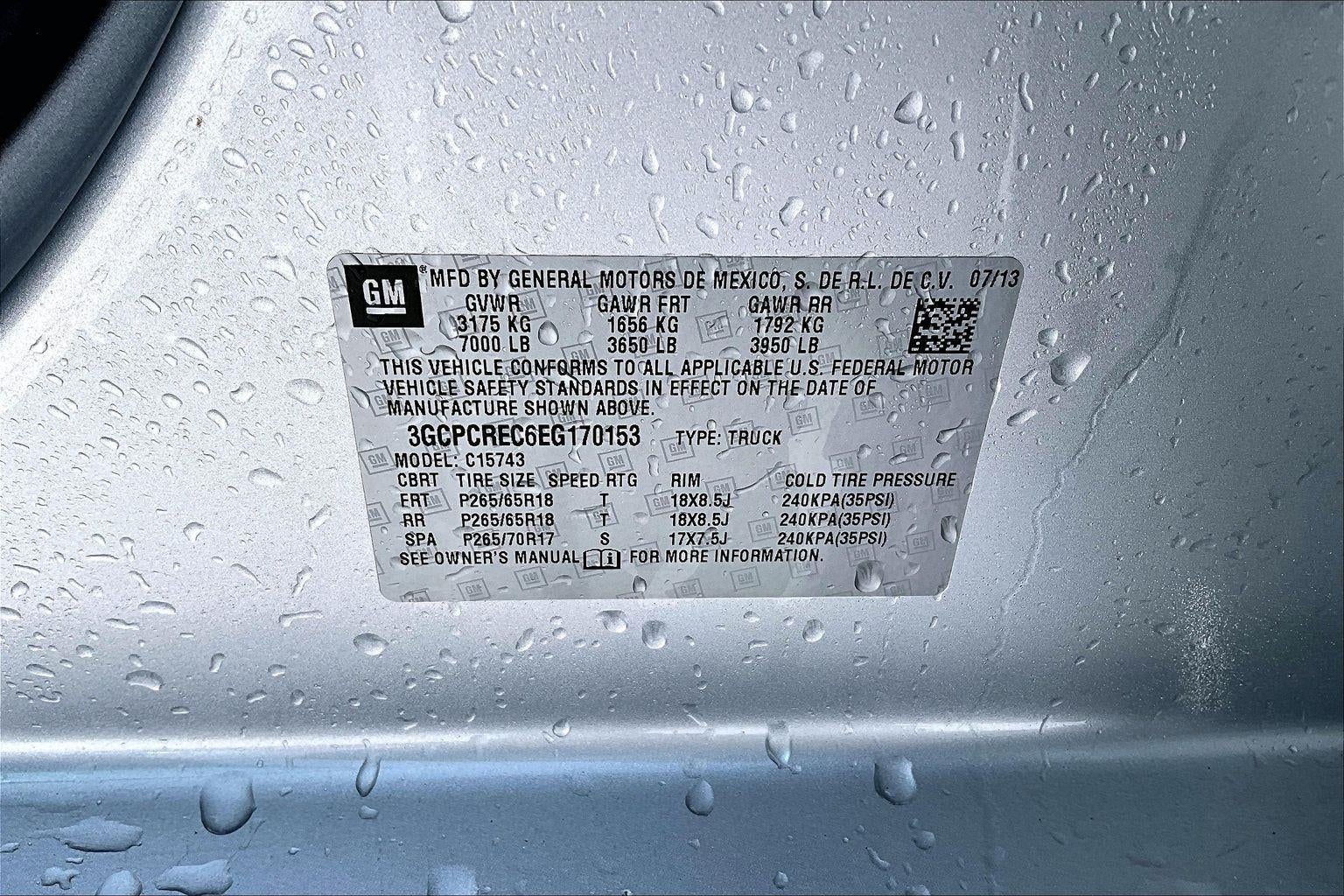 2014 Chevrolet Silverado 1500 LT