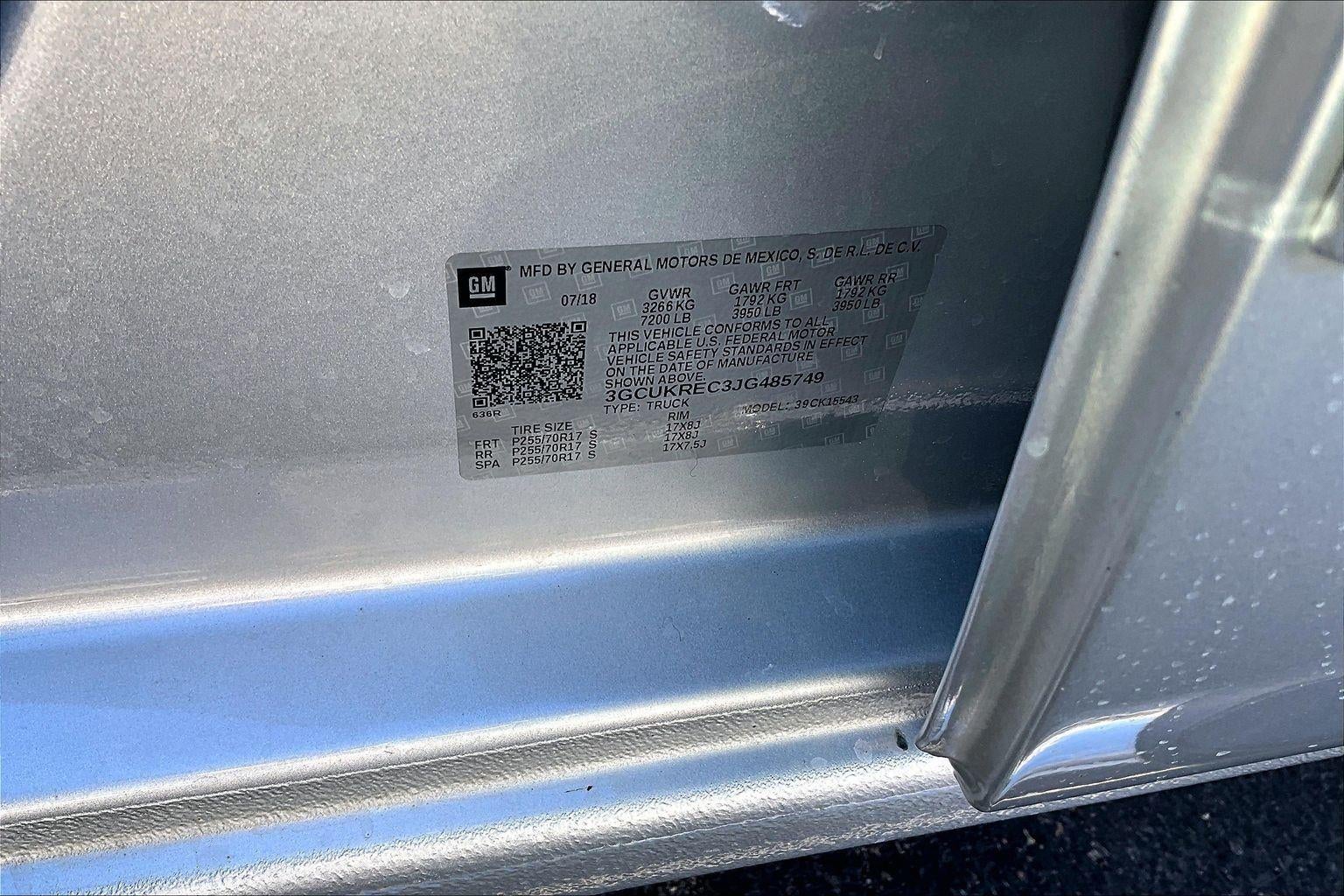 2018 Chevrolet Silverado 1500 LT