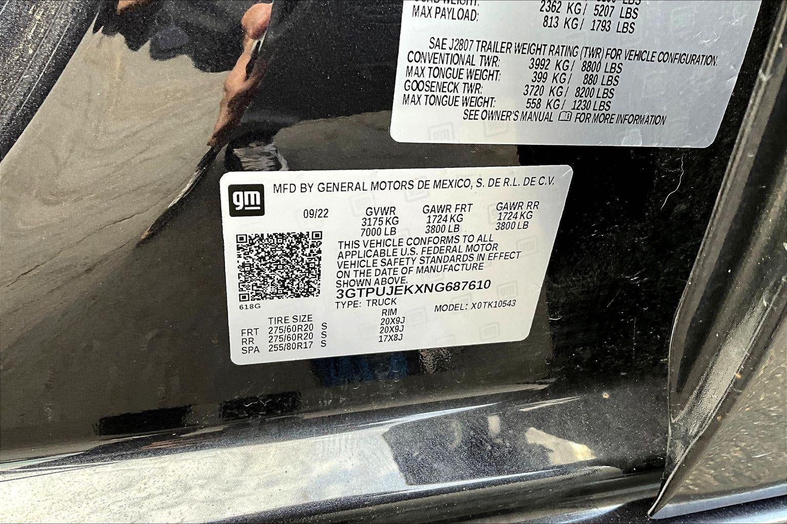 2022 GMC Sierra 1500 Elevation