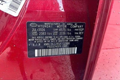 2025 Hyundai Sonata Hybrid SEL