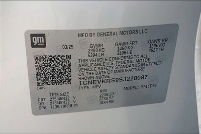 2025 Chevrolet Traverse High Country