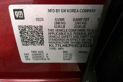 2025 Chevrolet Trax LT