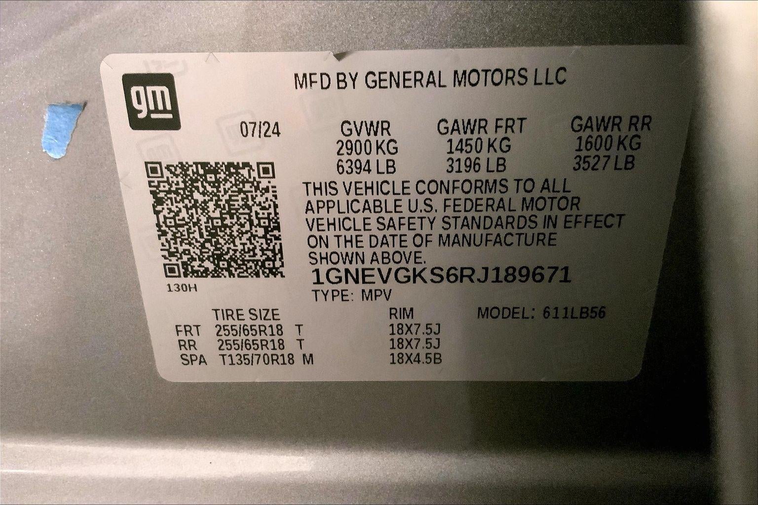 2024 Chevrolet Traverse LT