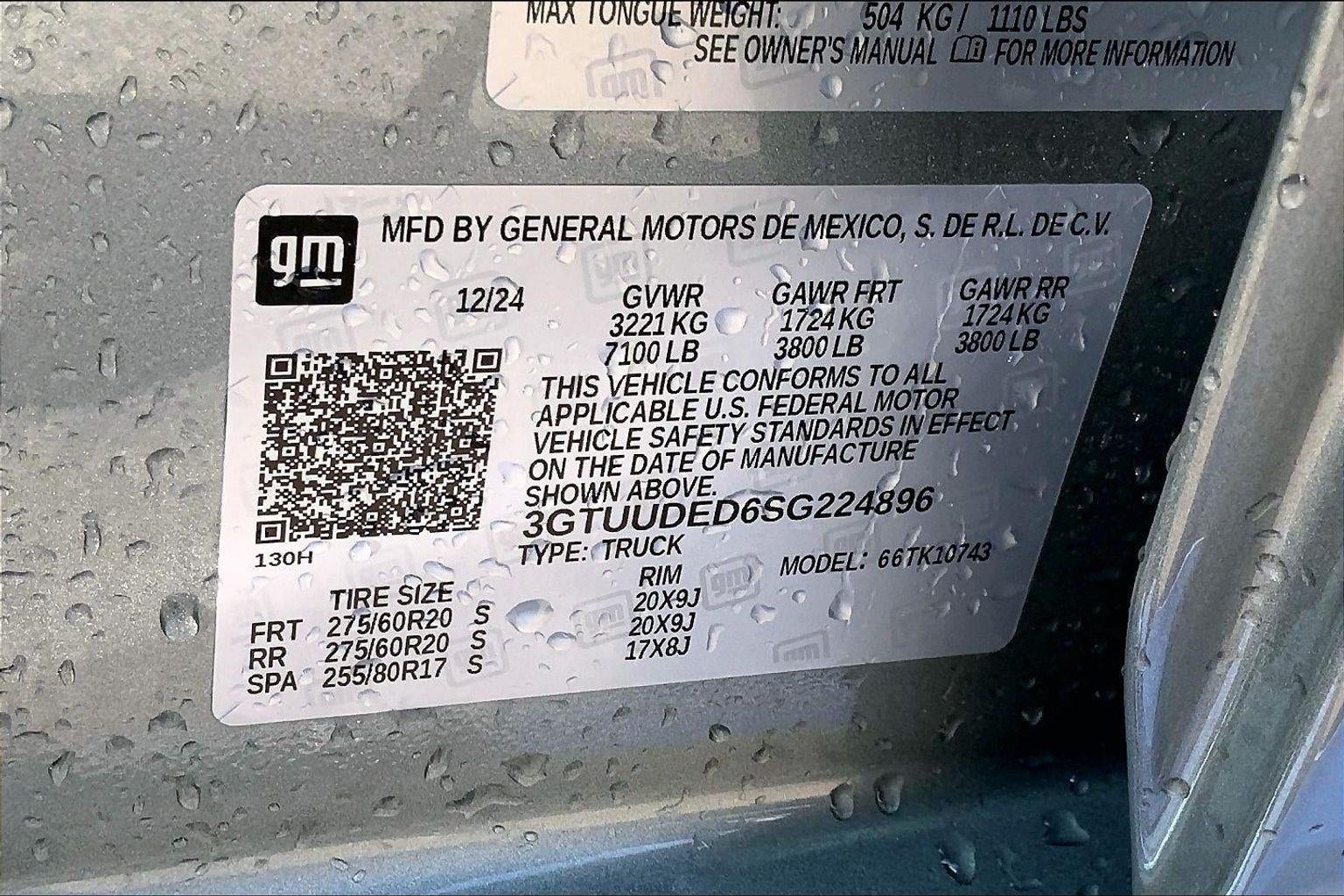 2025 GMC Sierra 1500 SLT