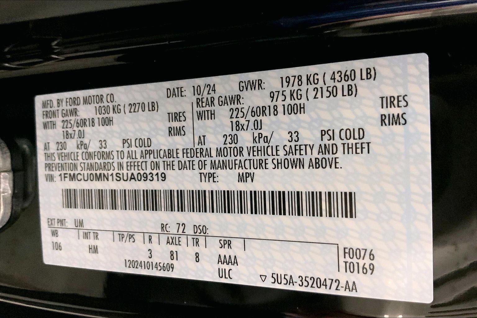 2025 Ford Escape ST-Line