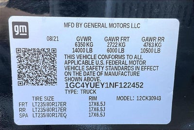 2022 Chevrolet Silverado 3500 HD LTZ DRW