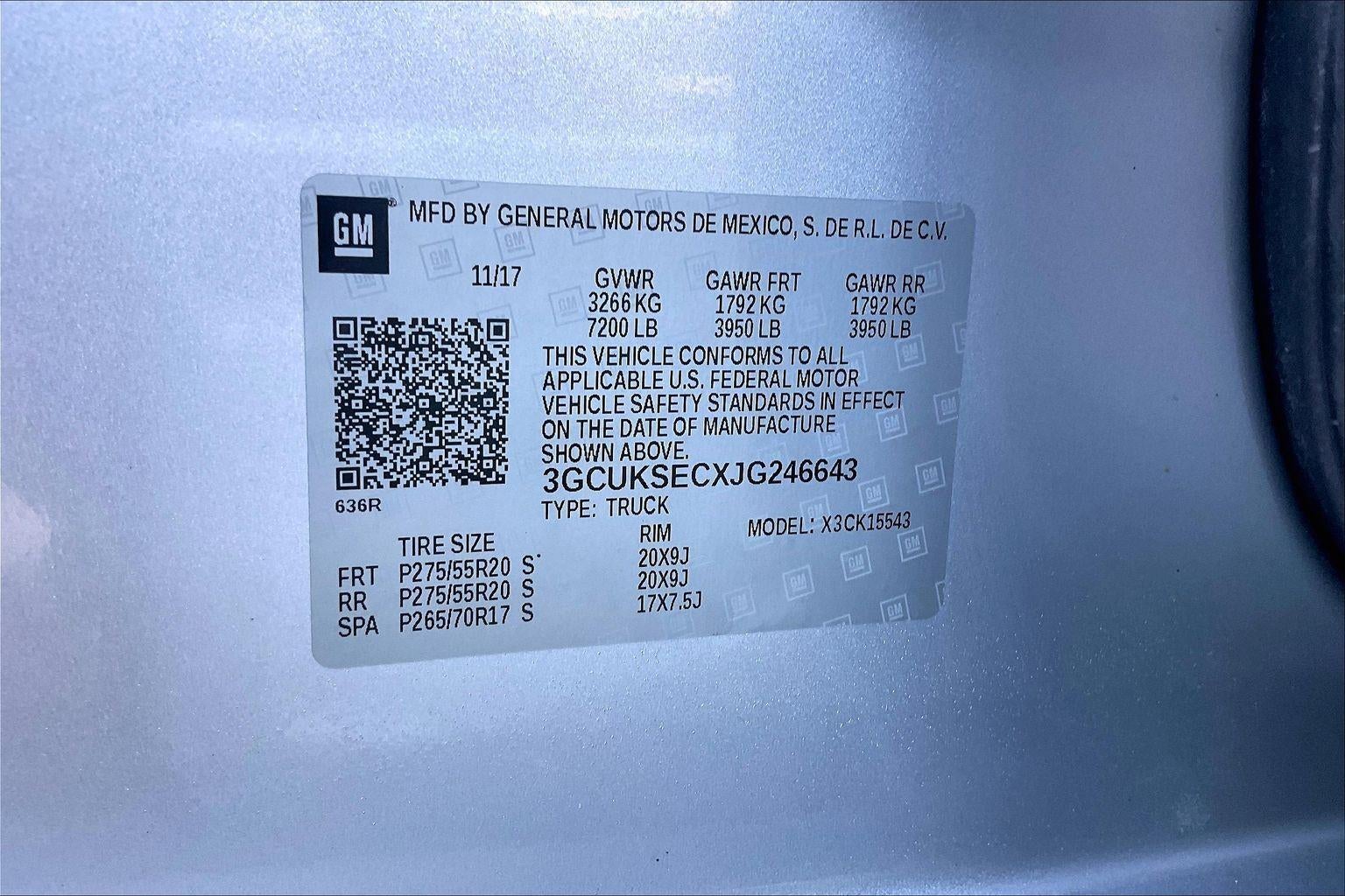 2018 Chevrolet Silverado 1500 LTZ