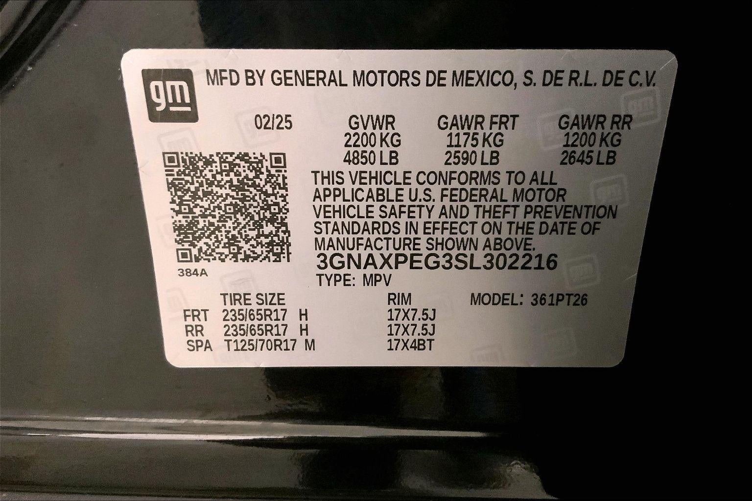 2025 Chevrolet Equinox LT