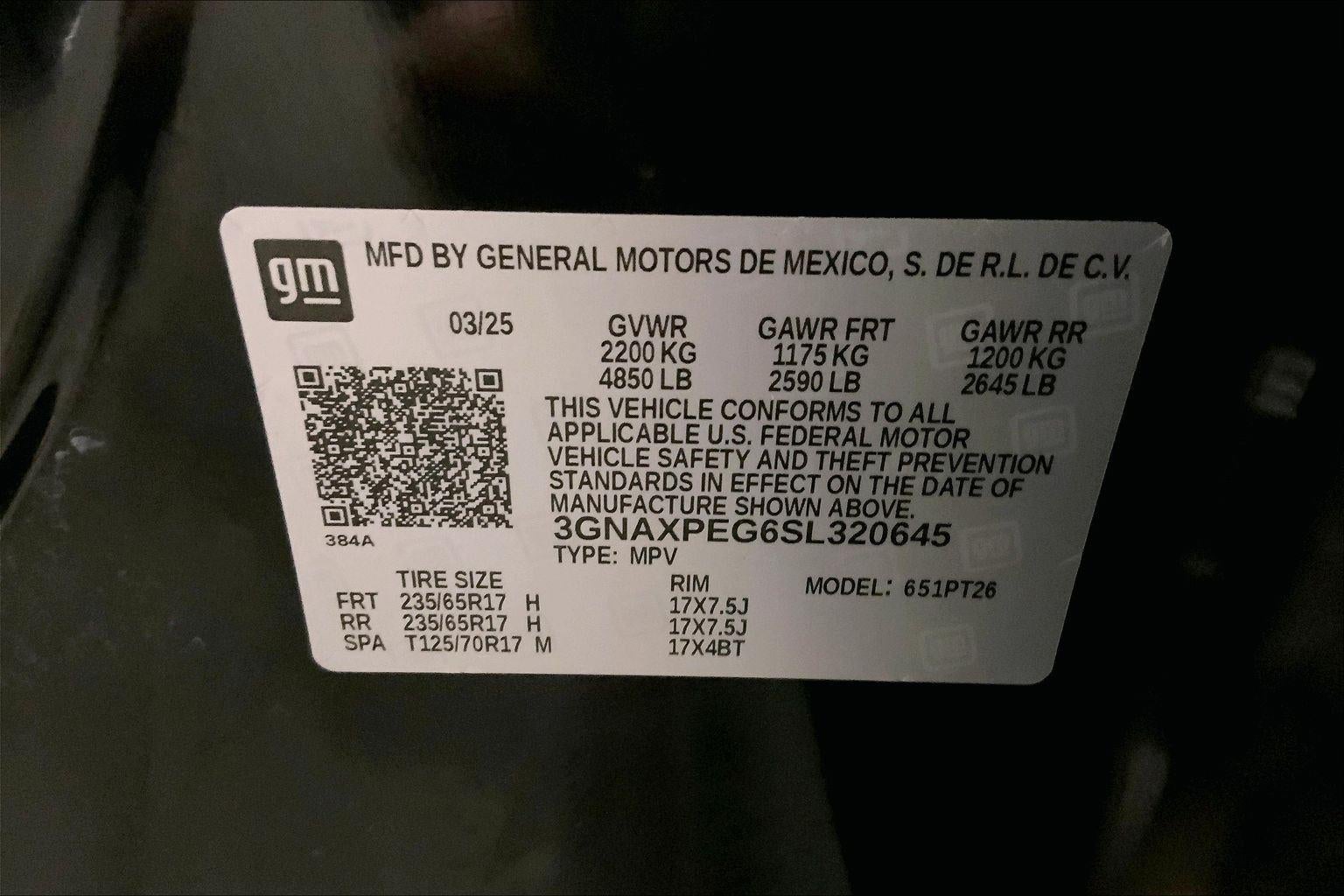 2025 Chevrolet Equinox LT