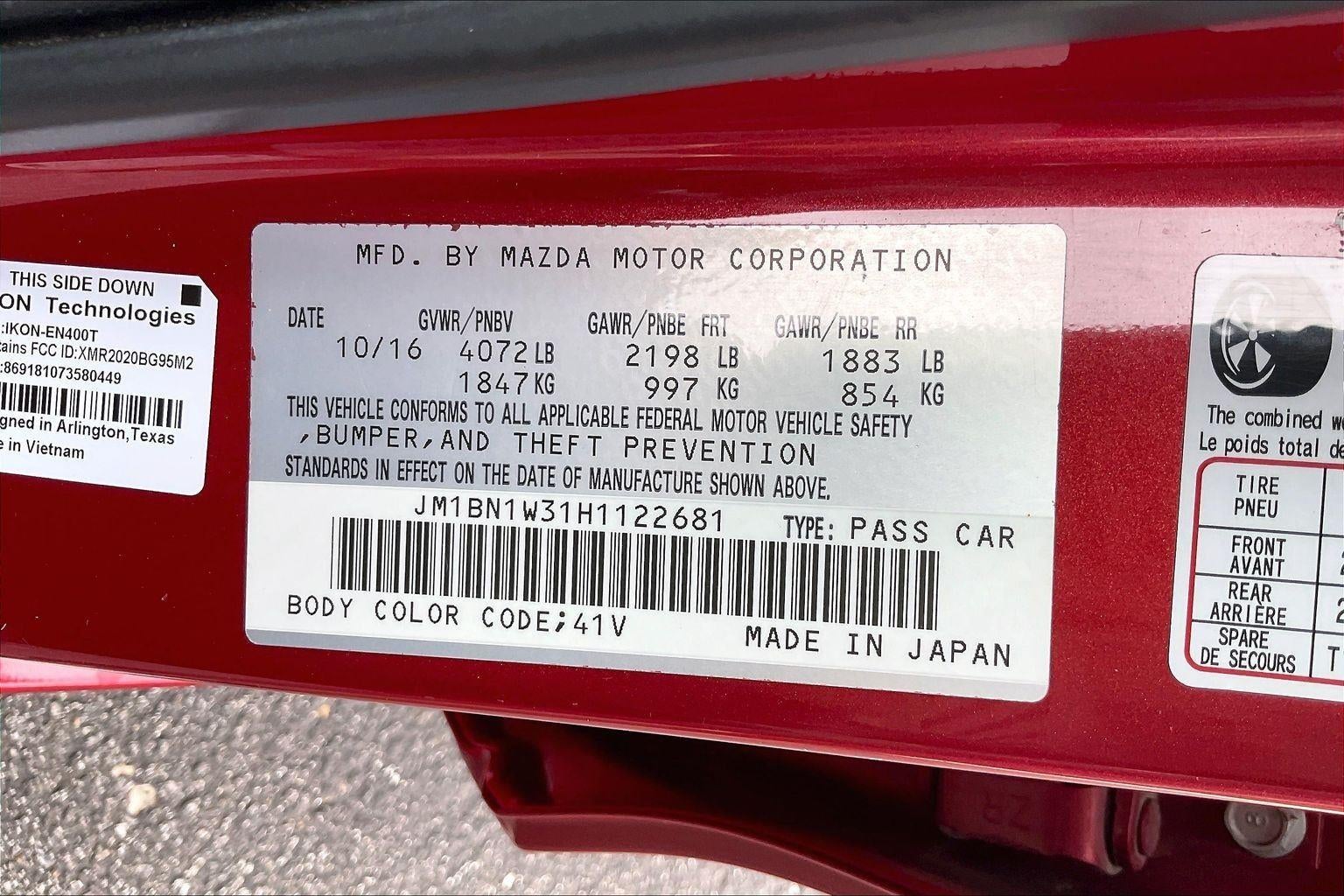 2017 Mazda Mazda3 4-Door Grand Touring