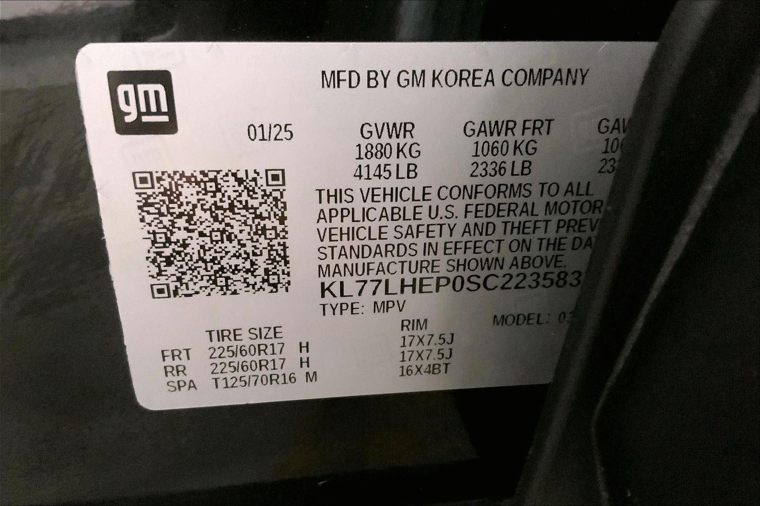 2025 Chevrolet Trax LT