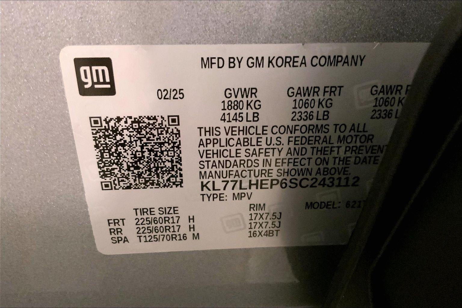 2025 Chevrolet Trax LT