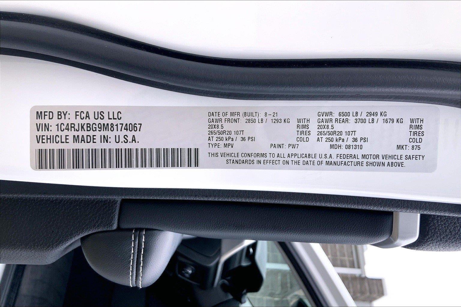 2021 Jeep Grand Cherokee L Limited