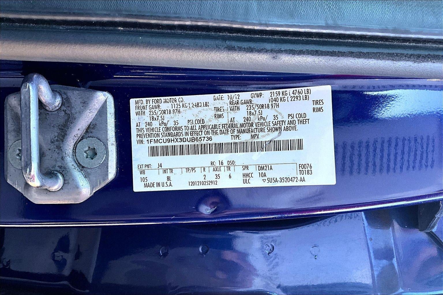 2013 Ford Escape SEL