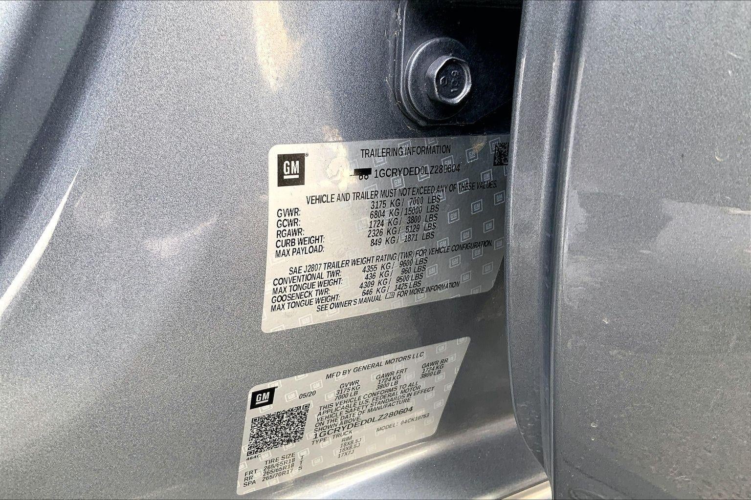 2020 Chevrolet Silverado 1500 LT