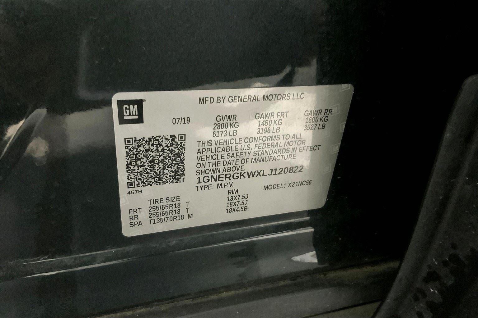 2020 Chevrolet Traverse LT Cloth