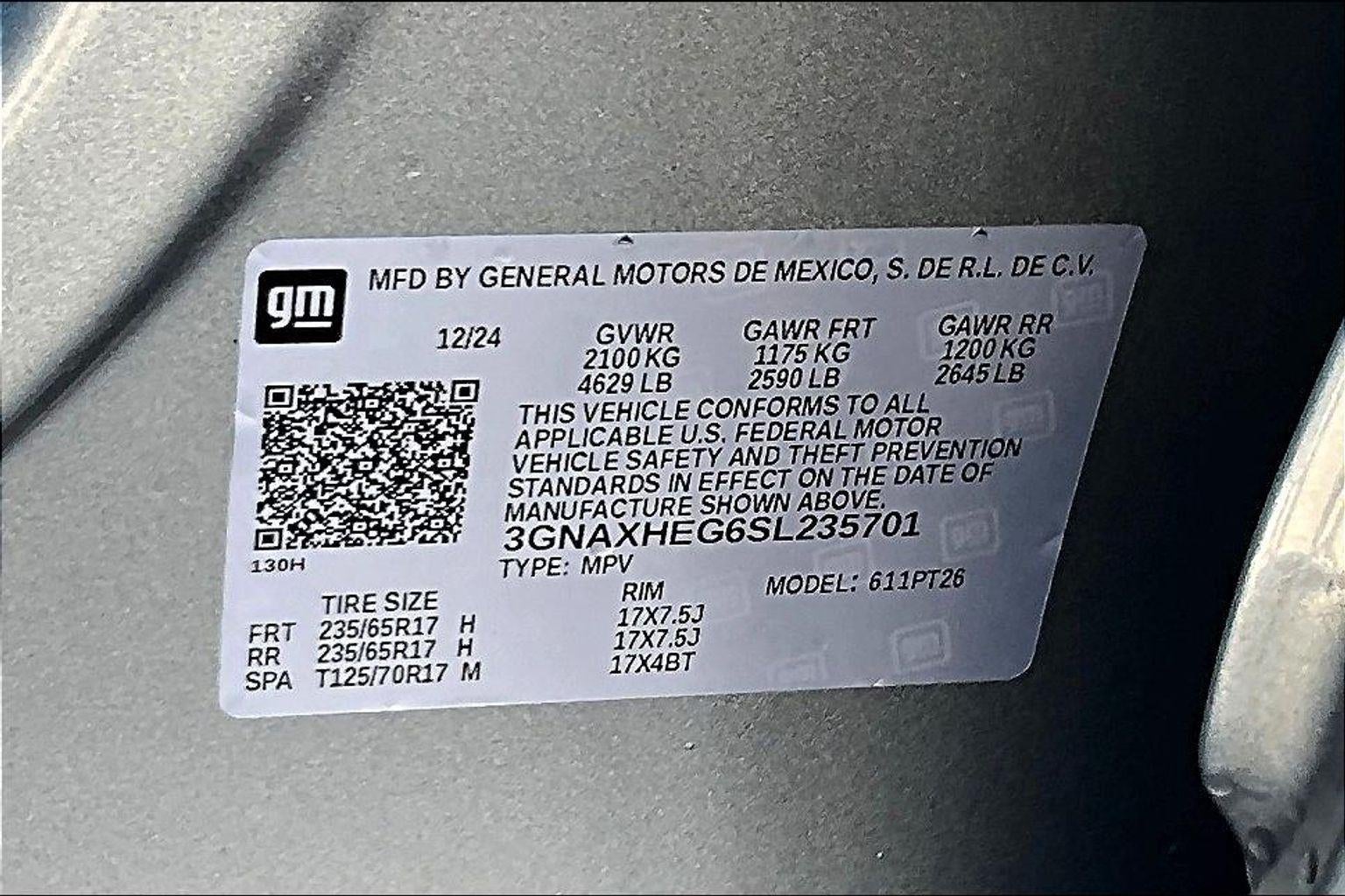 2025 Chevrolet Equinox LT