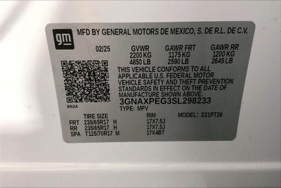 2025 Chevrolet Equinox LT