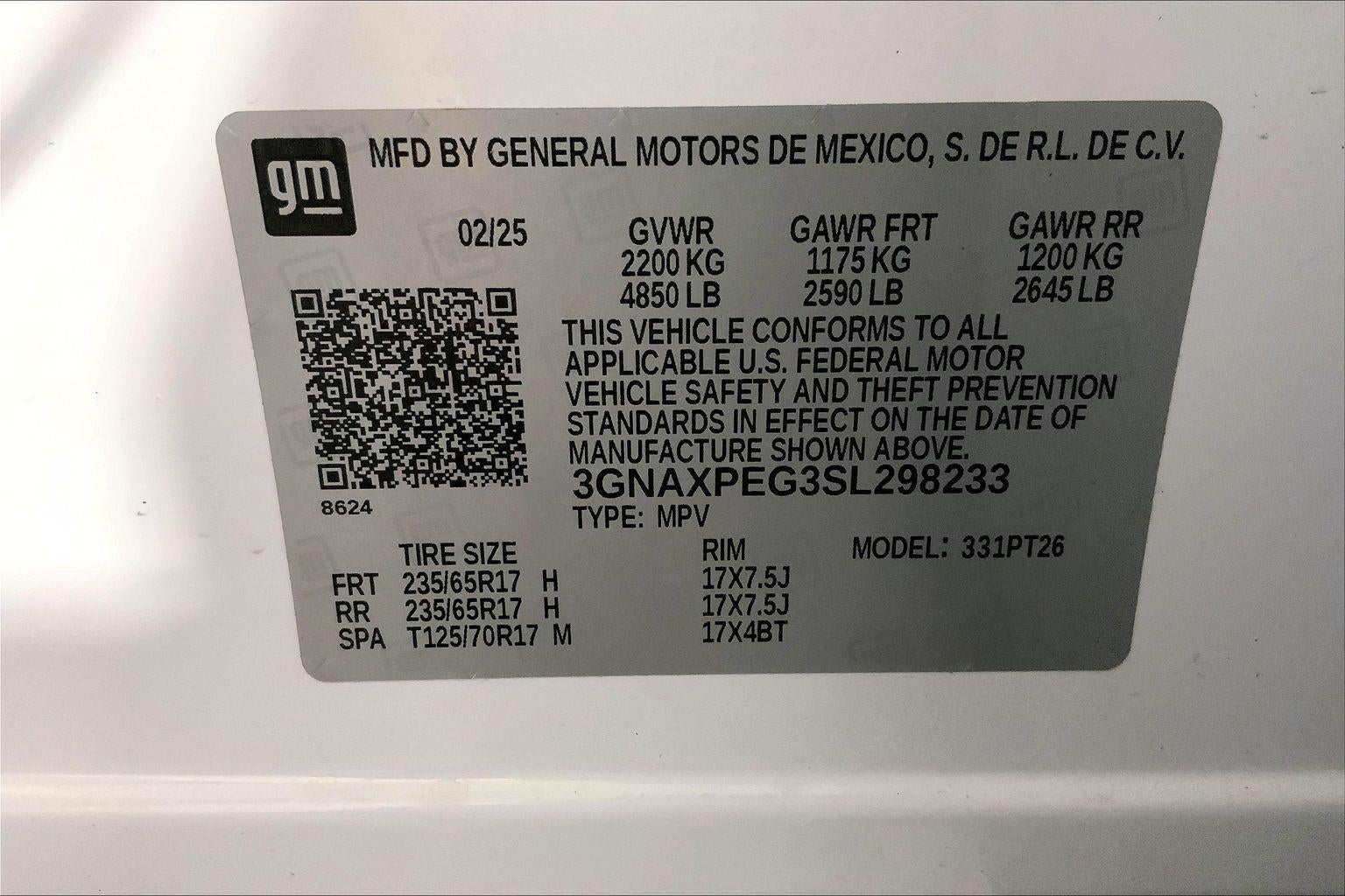 2025 Chevrolet Equinox LT