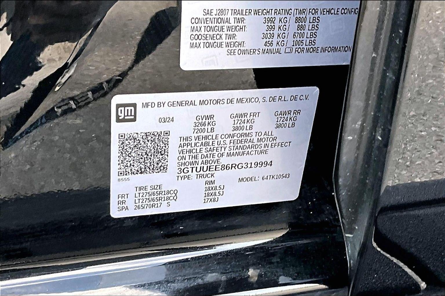 2024 GMC Sierra 1500 AT4