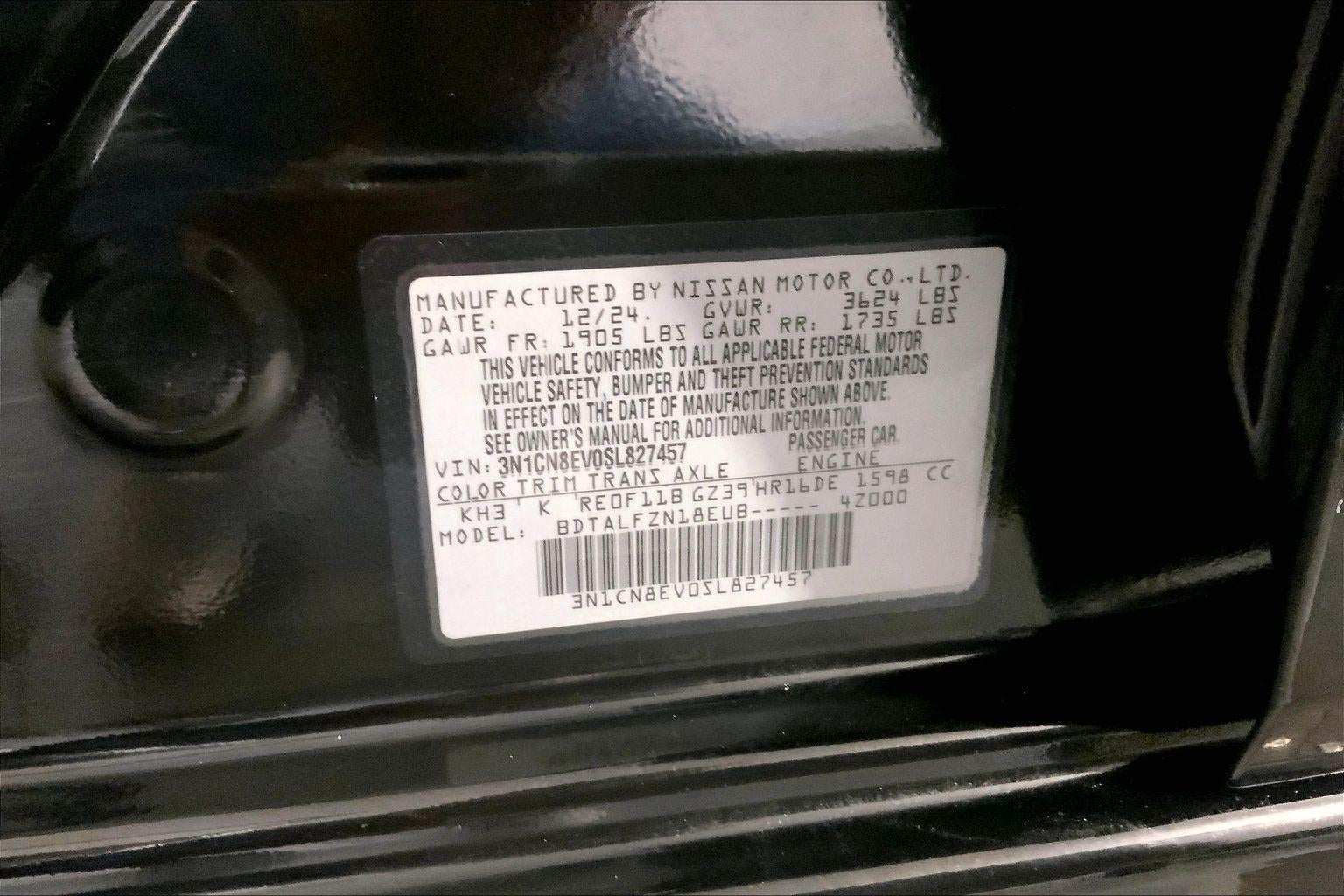 2025 Nissan Versa SV