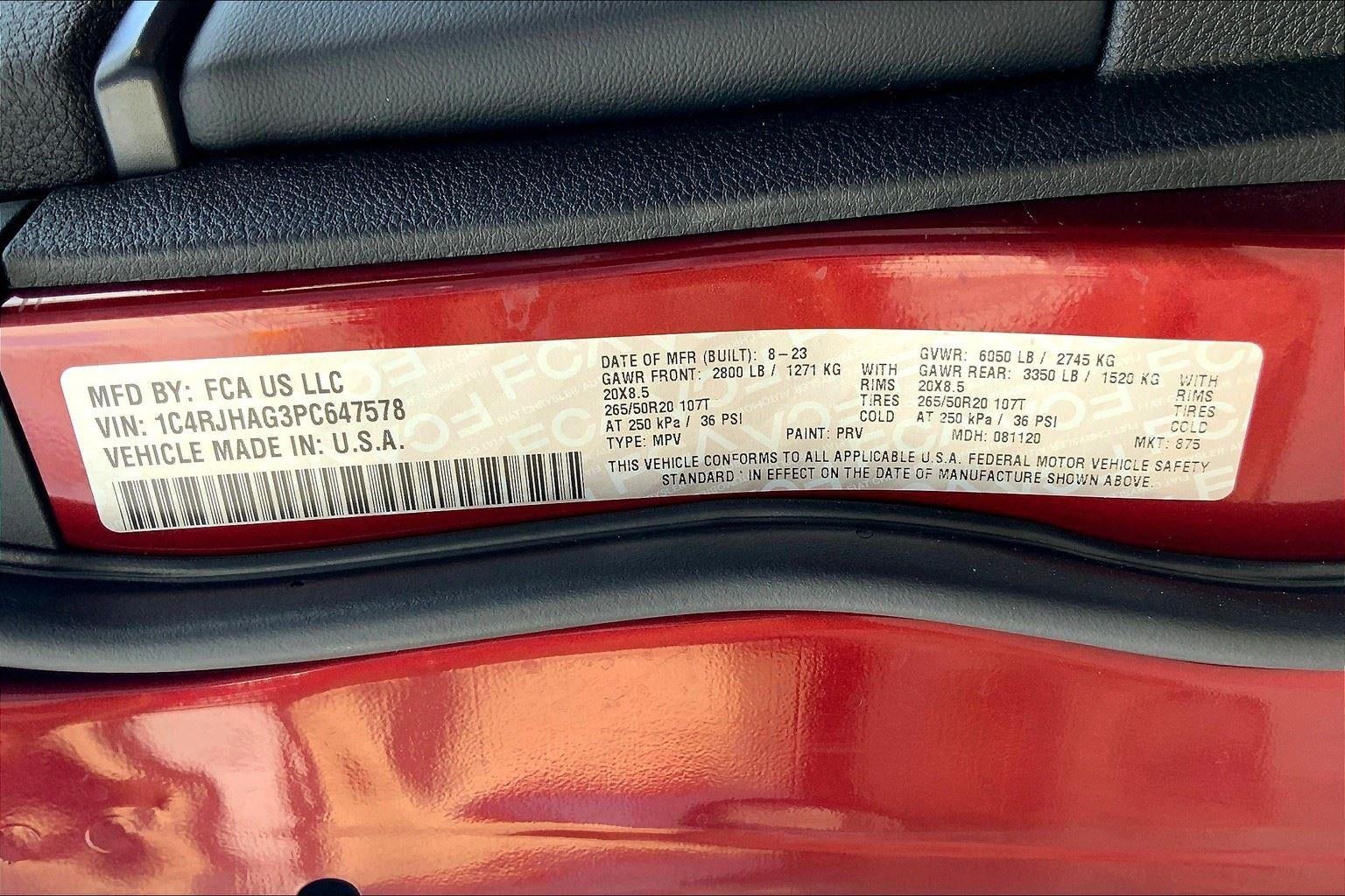 2023 Jeep Grand Cherokee Altitude X