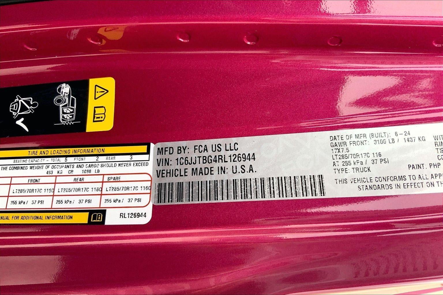 2024 Jeep Gladiator Rubicon