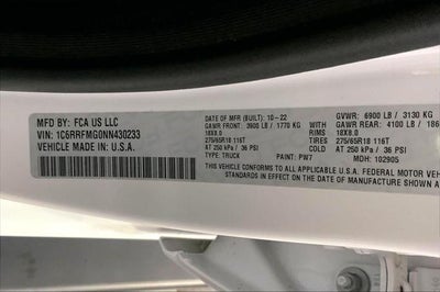 2022 RAM 1500 Big Horn