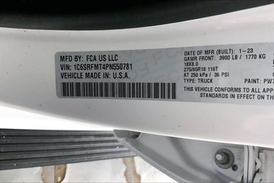 2023 RAM 1500 Big Horn Crew Cab 4x4 6'4' Box