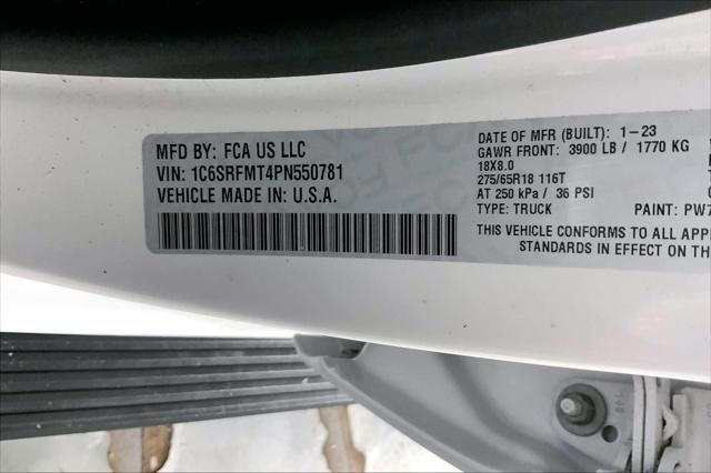 2023 RAM 1500 Big Horn Crew Cab 4x4 6'4' Box